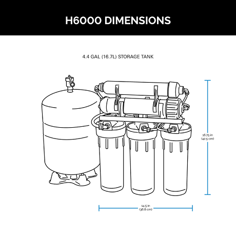 H6000 dimensions